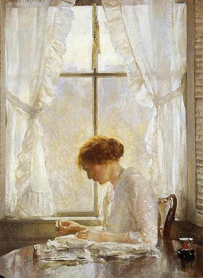 Joseph Decamp The Seamstress oil painting picture